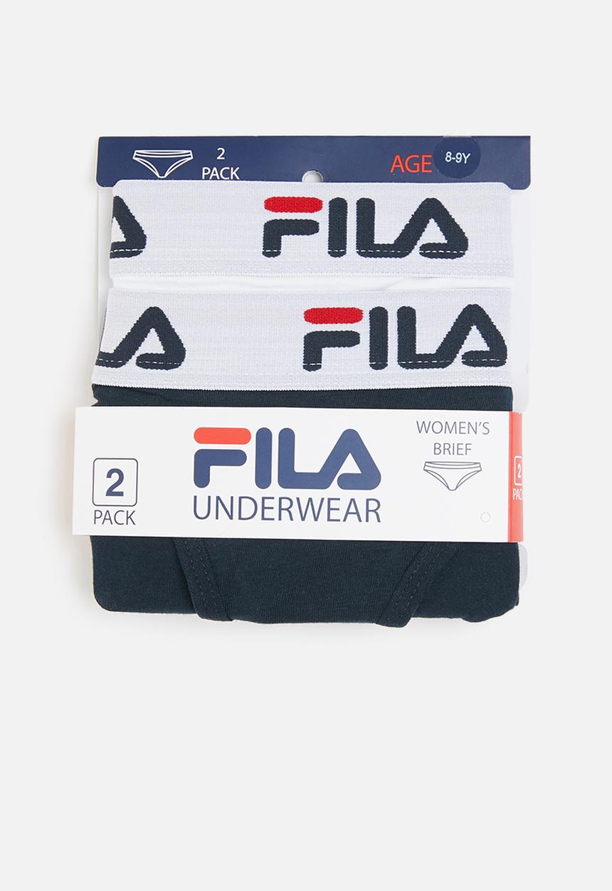 FILA - G4 (2 pk) brief - peacot white