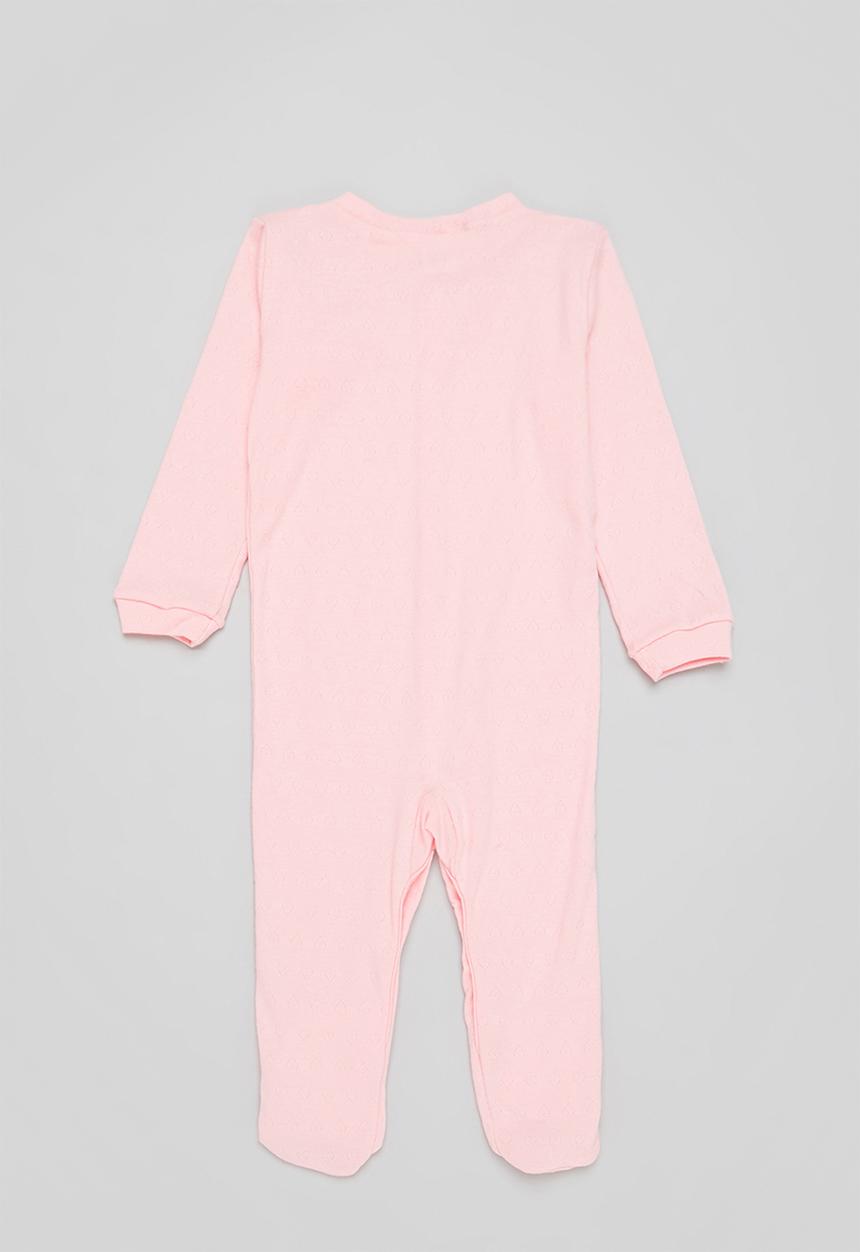Pop Candy - Baby 2 pack sleepsuit - pink & white 