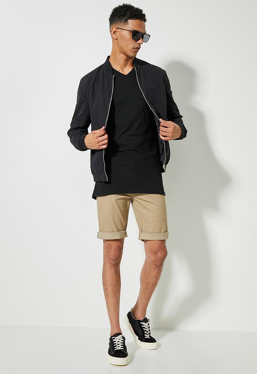 Superbalist - 2-pack dean vee neck tee - black