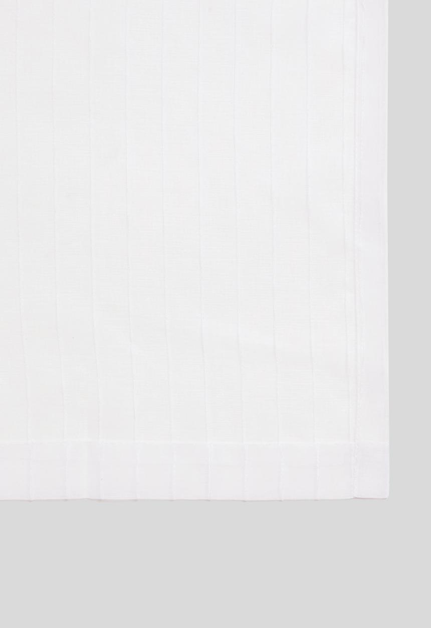 Sixth Floor - Taped striped frosted voile - white