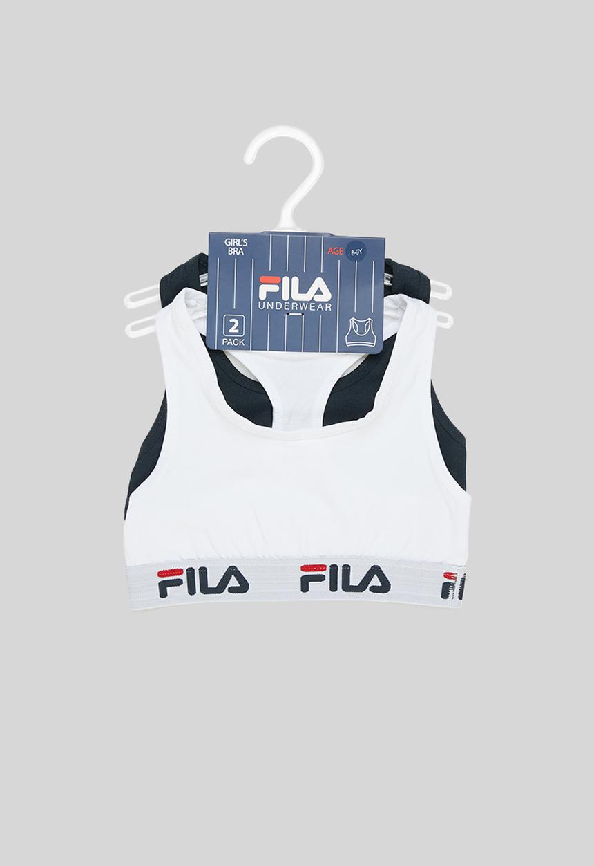 FILA - G1 (2 pk) bra - peacot white