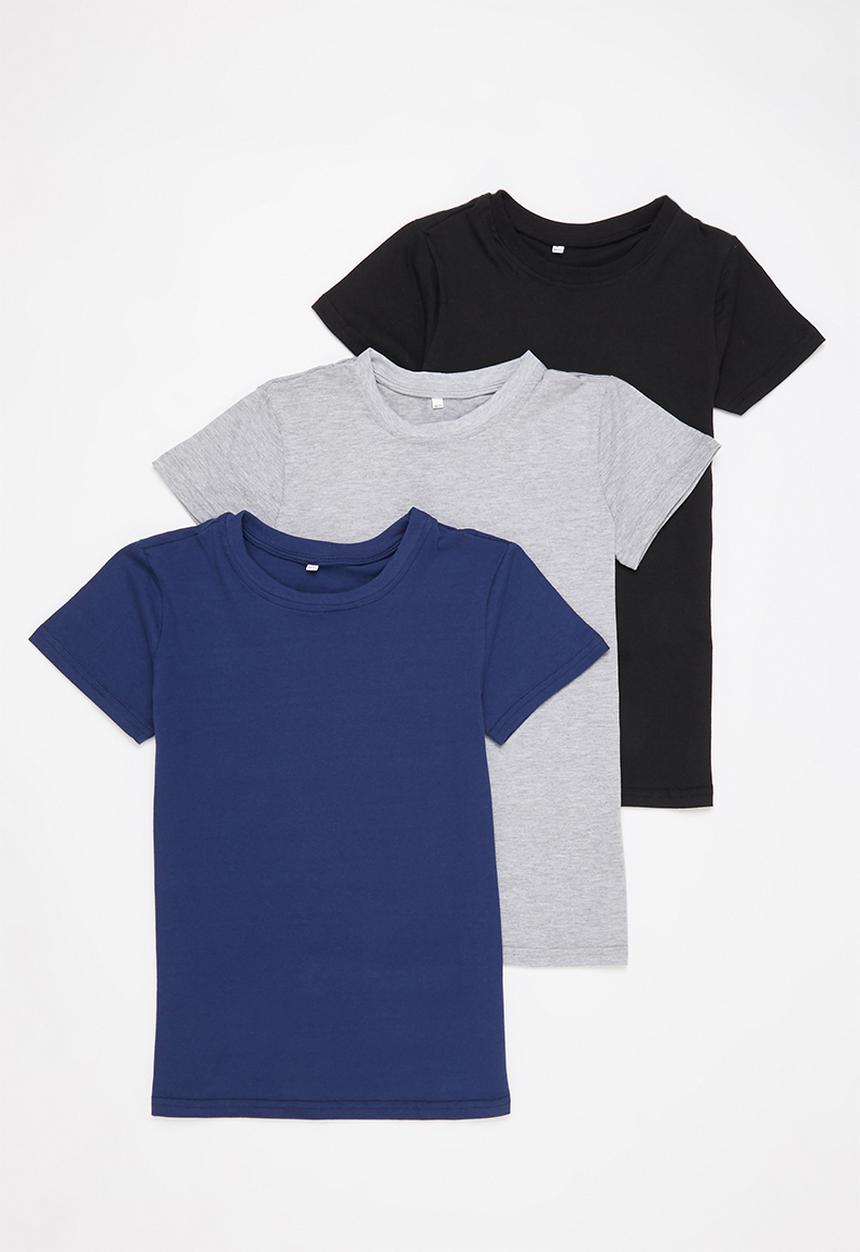 Rebel Republic - Boys 3 pack tees - multi 
