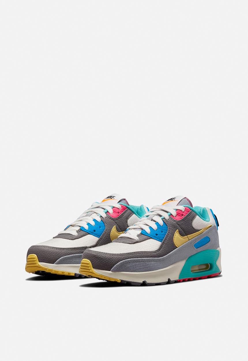 Nike - Nike air max 90 - phantom/celery-iron grey-rush pink