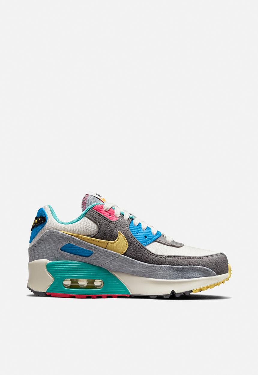Nike - Nike air max 90 - phantom/celery-iron grey-rush pink