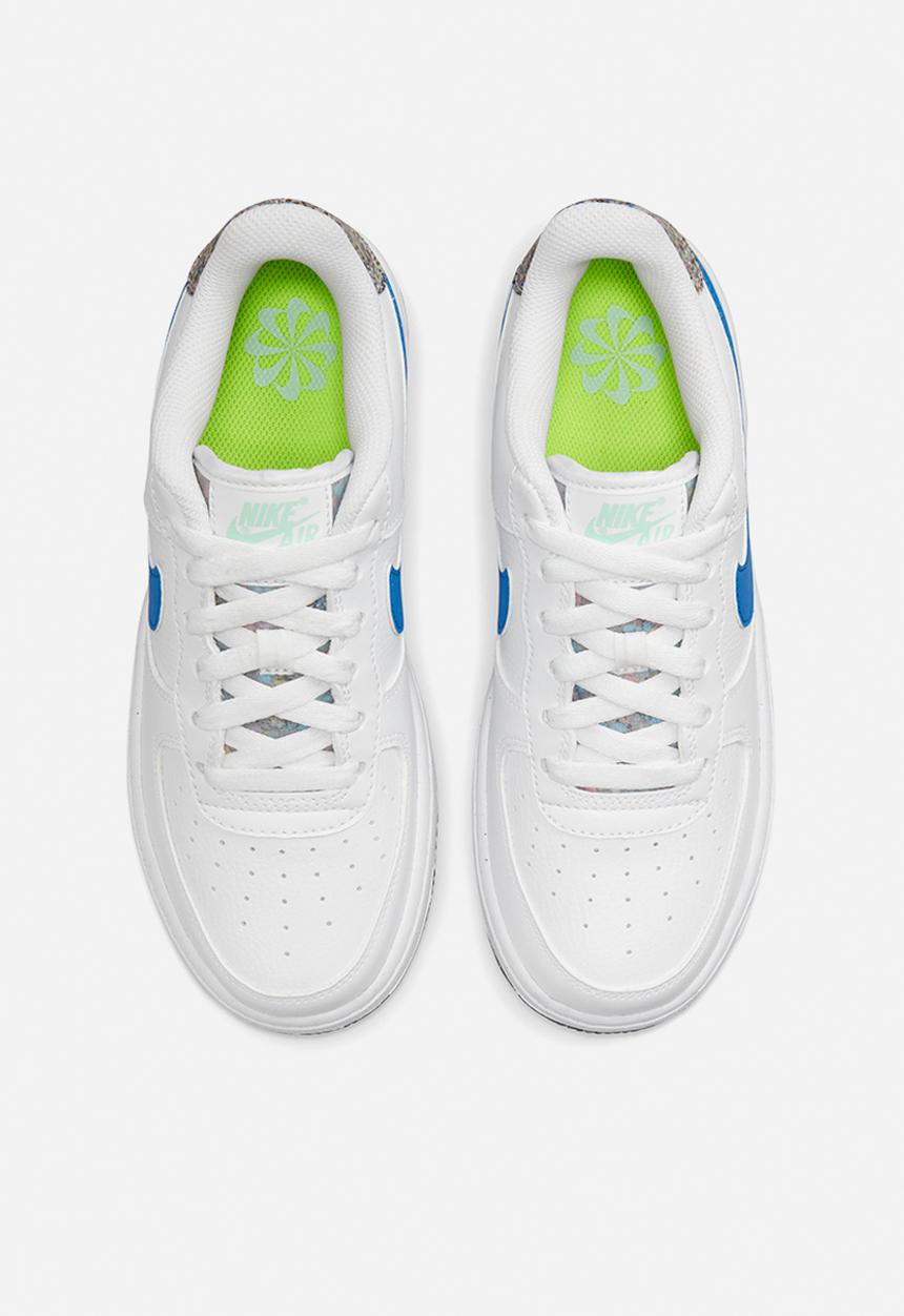 Nike - Nike air force 1 lv8 nn gs e - white/lt photo blue-mint foam