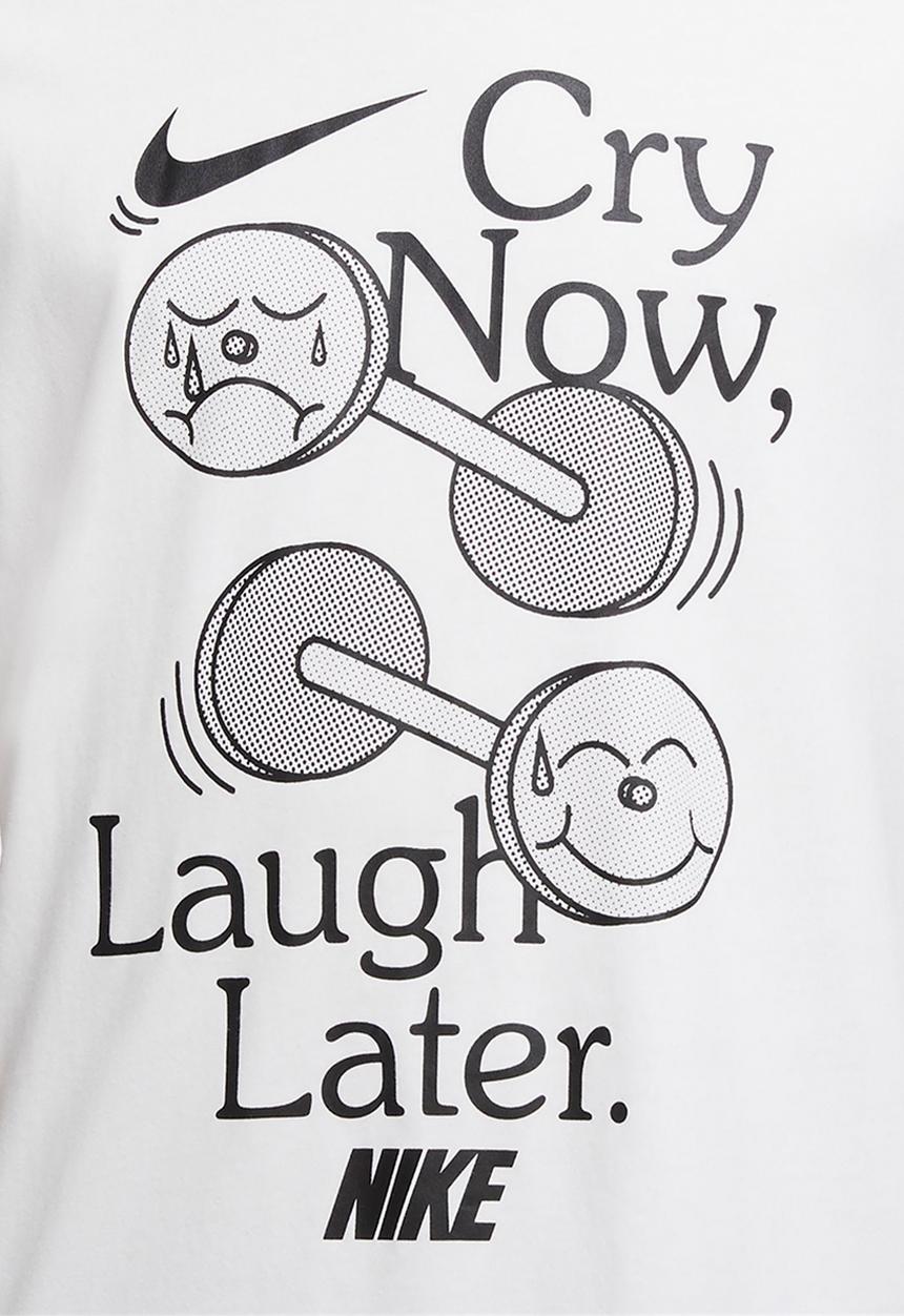 Nike - Nk df tee huor cry - white