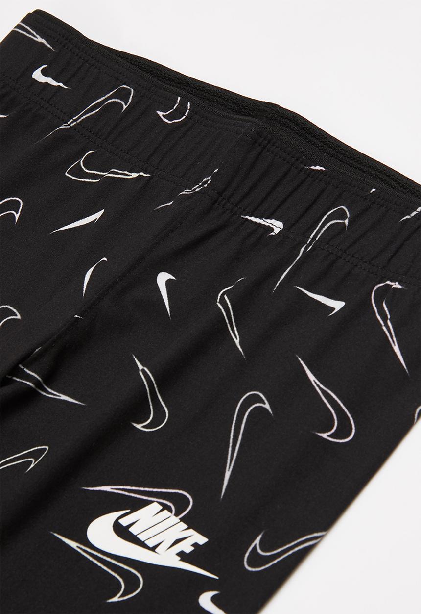 Nike - Nike girls swooshgetti legging - black