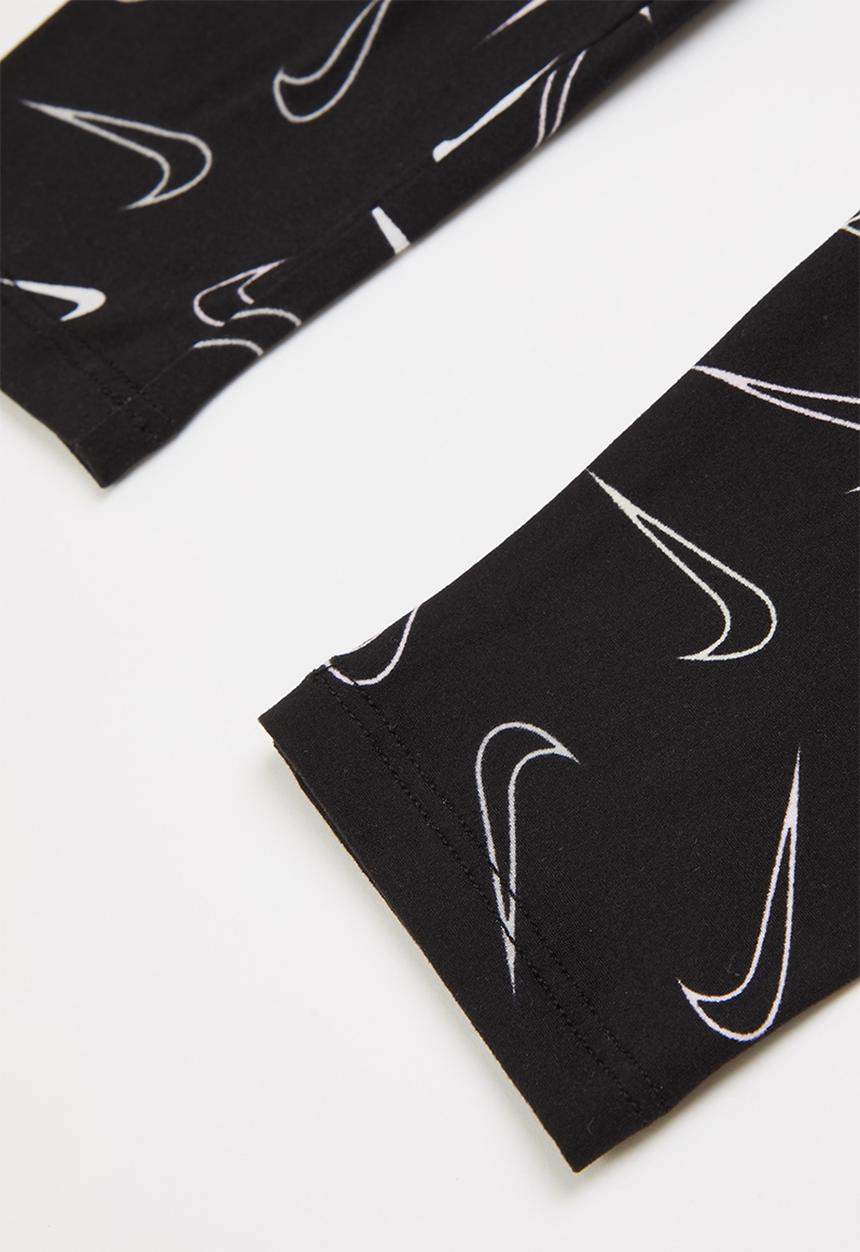 Nike - Nike girls swooshgetti legging - black