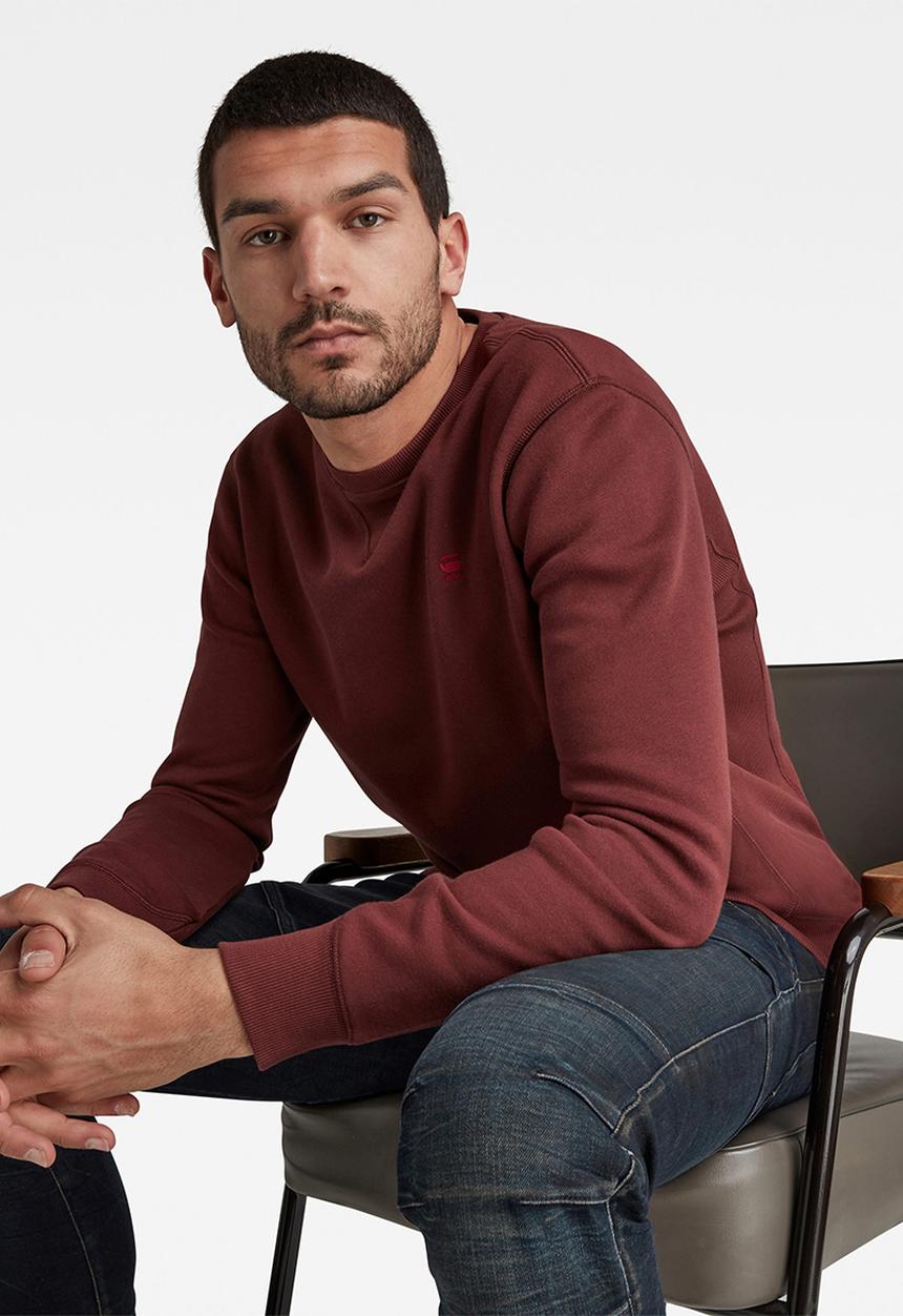 G-STAR - Premium core r sw long sleeve - red