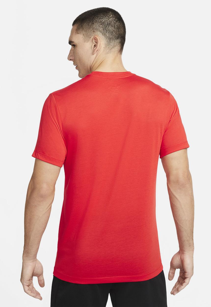 Nike - Nike Pro Dri Fit Short Sleeve T-shirt - Red