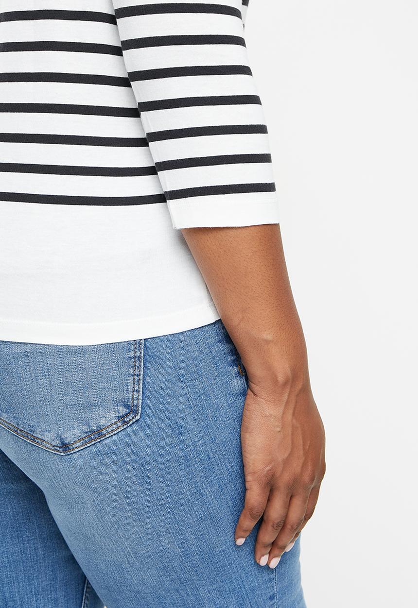 MANGO - Plus T-shirt parisian - white