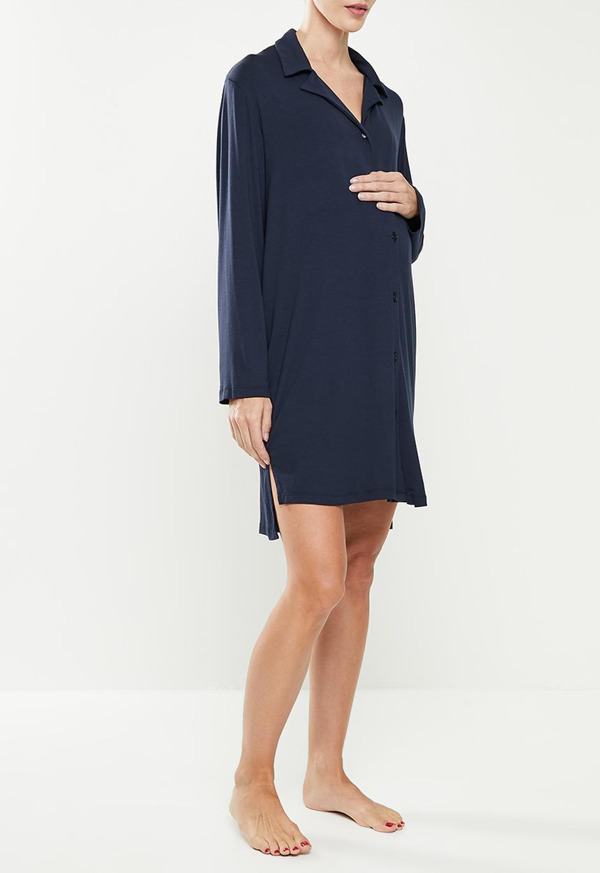 Superbalist - Maternity recovery night shirt - navy