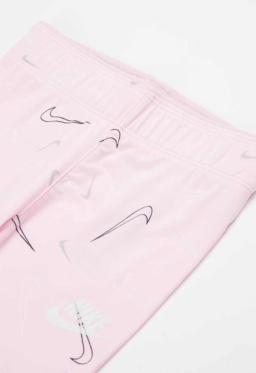 Nike - Nkg swooshfetti legging - pink foam