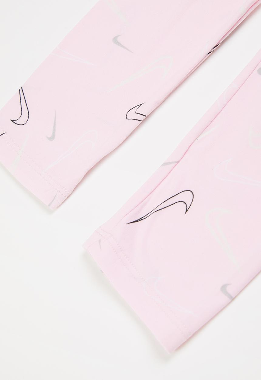 Nike - Nkg swooshfetti legging - pink foam