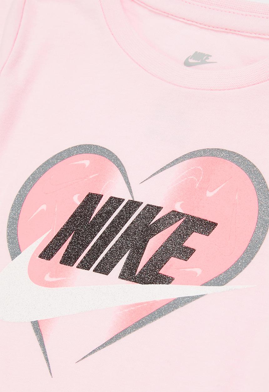 Nike - Nkg seasonal heart tee - pink foam