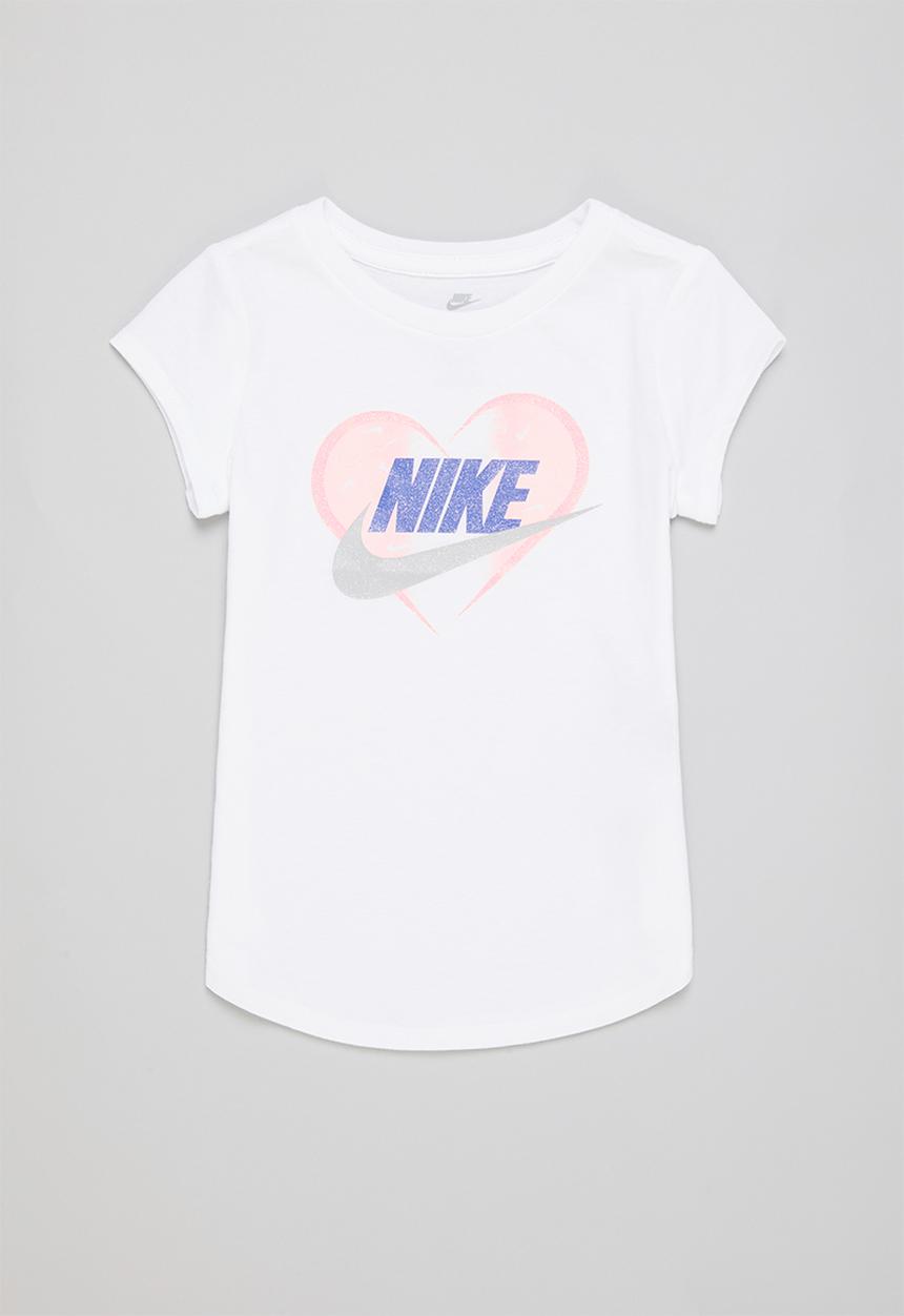 Nike - Nkg seasonal heart tee - white
