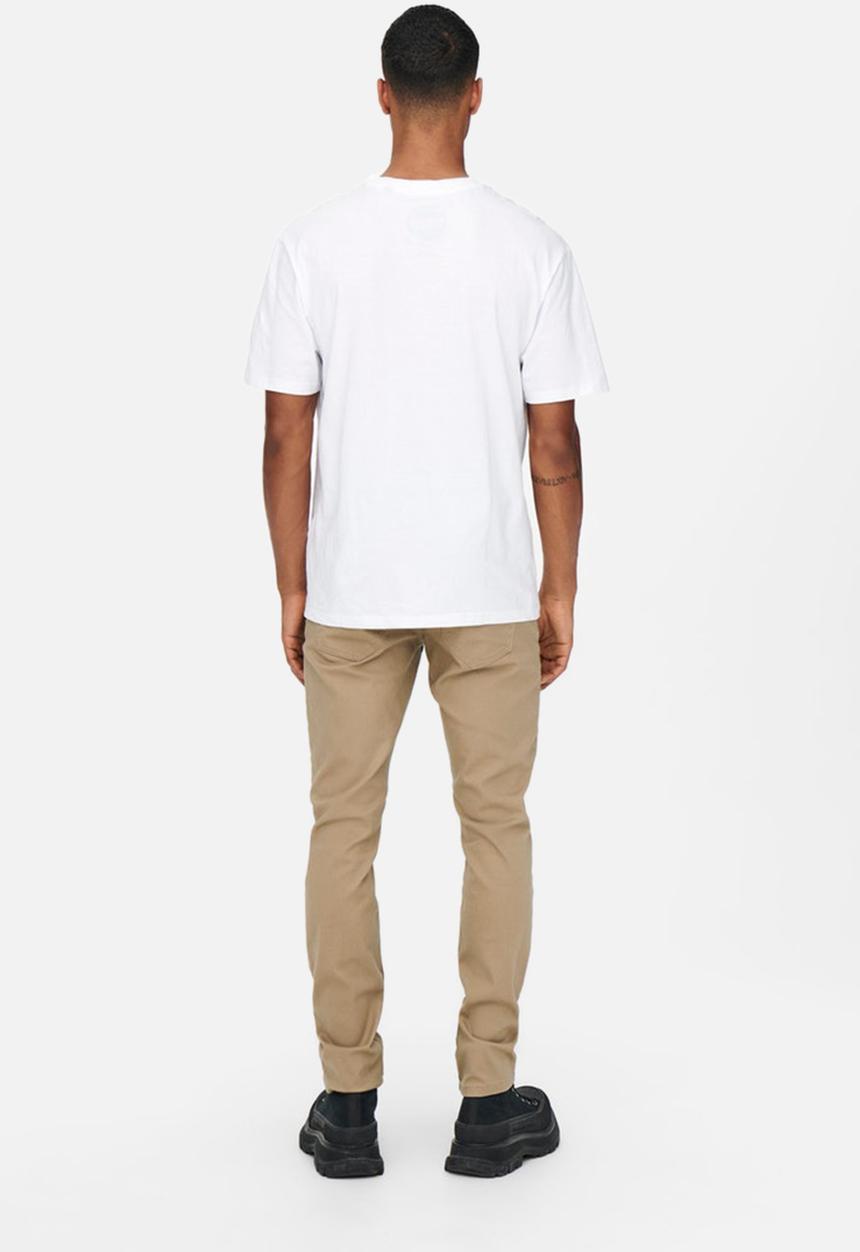 Only & Sons - Nasa rlx short sleeve tee - white