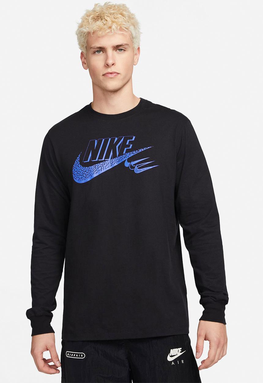 Nike - NSW 3Mo Franchise LS T-Shirt  - black