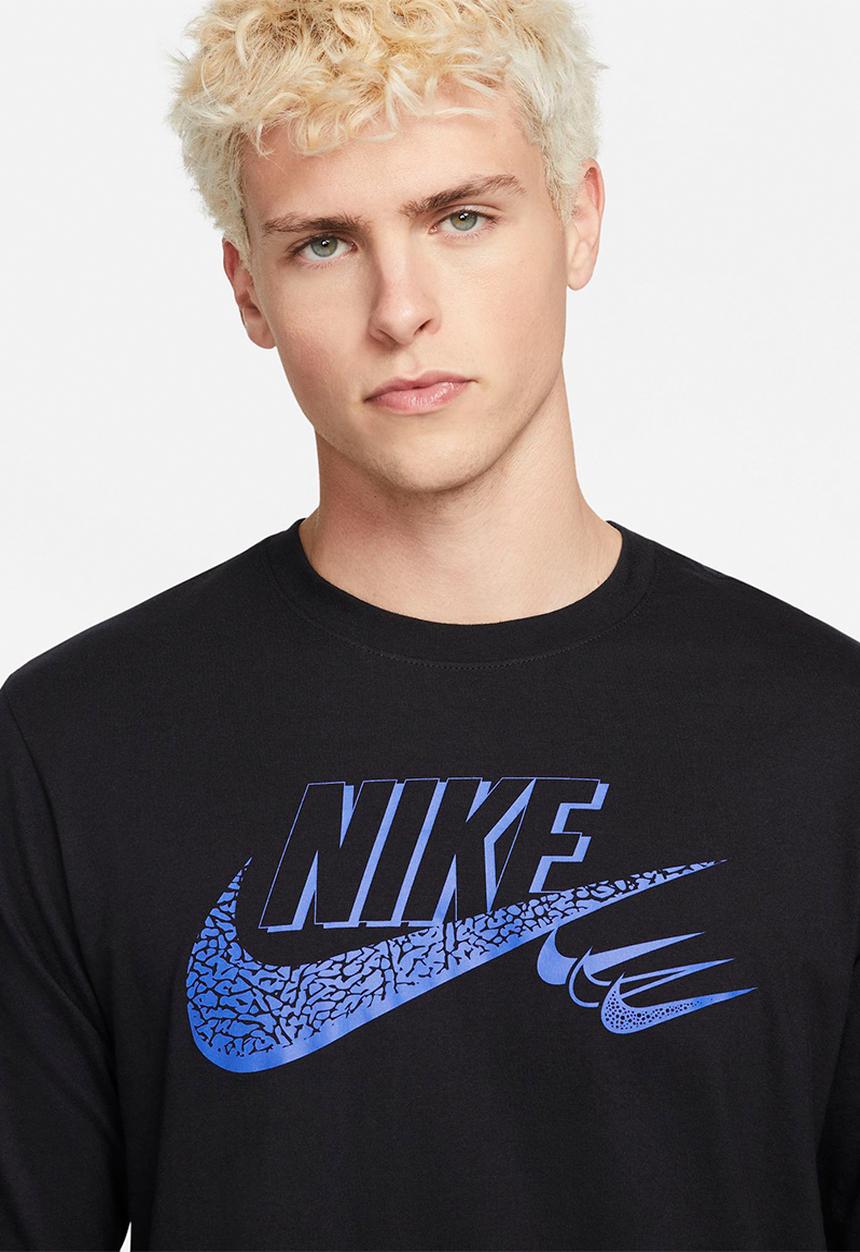 Nike - NSW 3Mo Franchise LS T-Shirt  - black
