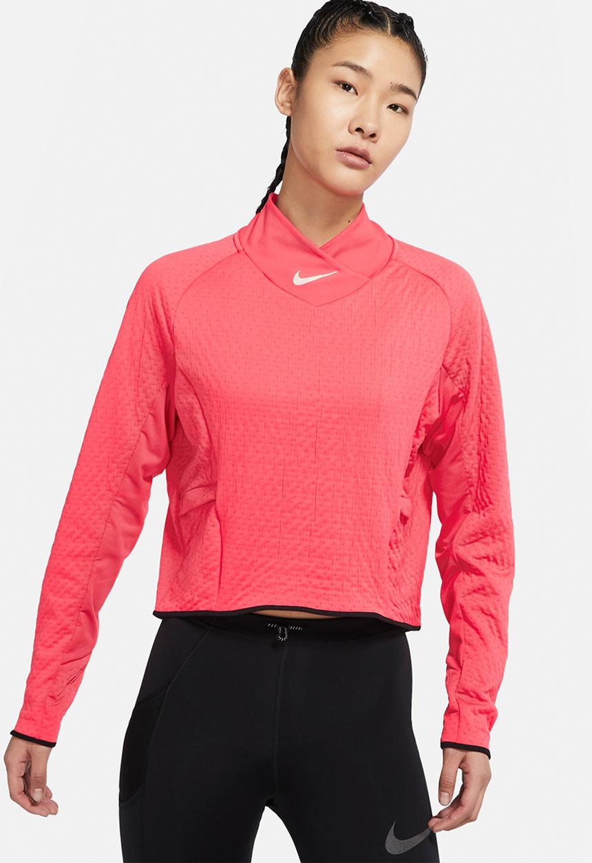 Nike - W nk tf run dvn midlayer - fusion red/black