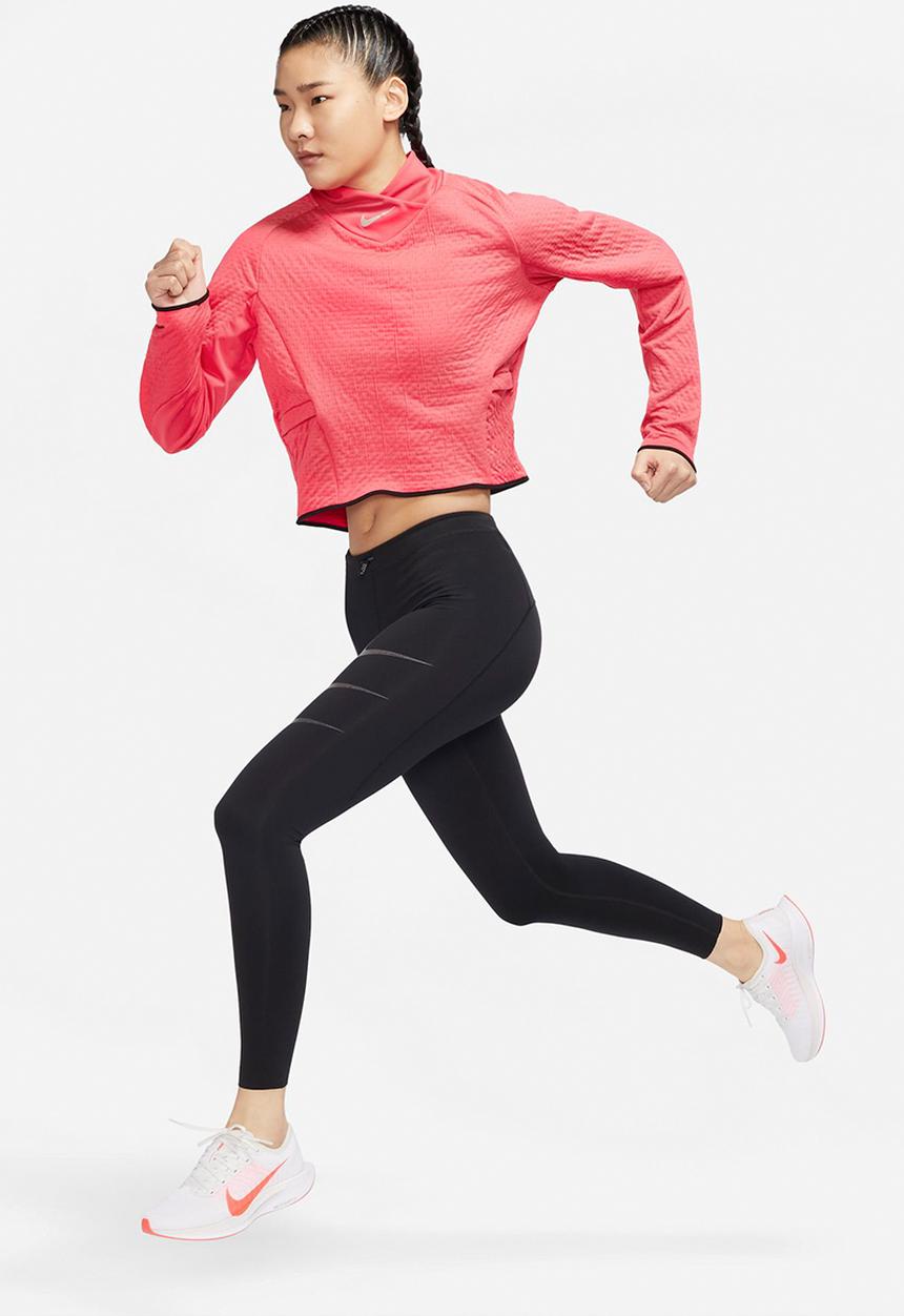 Nike - W nk tf run dvn midlayer - fusion red/black