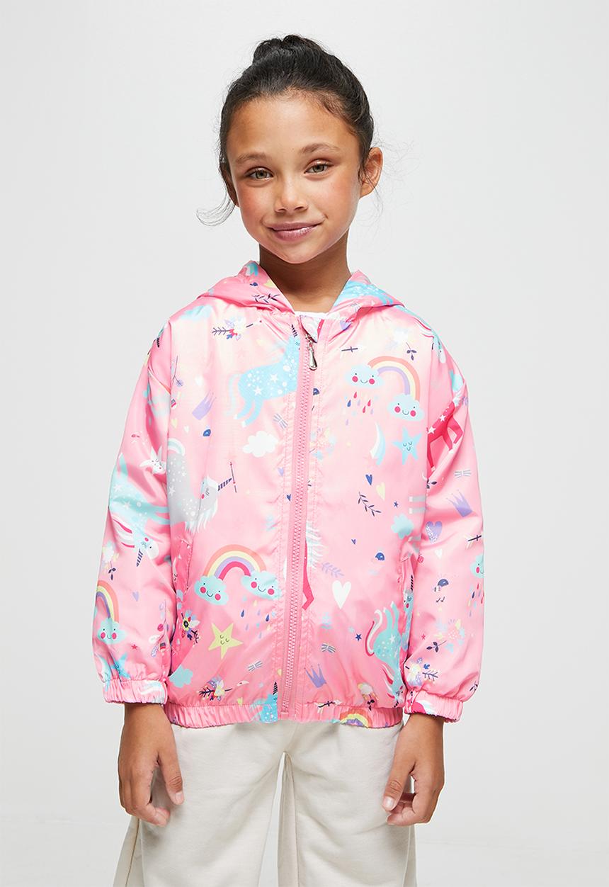 Pop Candy - Unicorn printed windbreaker - pink