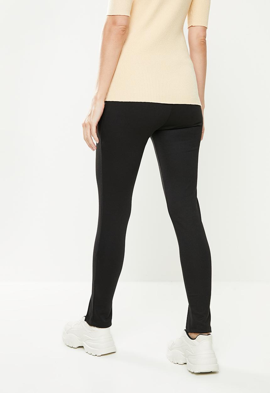 Superbalist - Maternity split hem ponti tregging - black