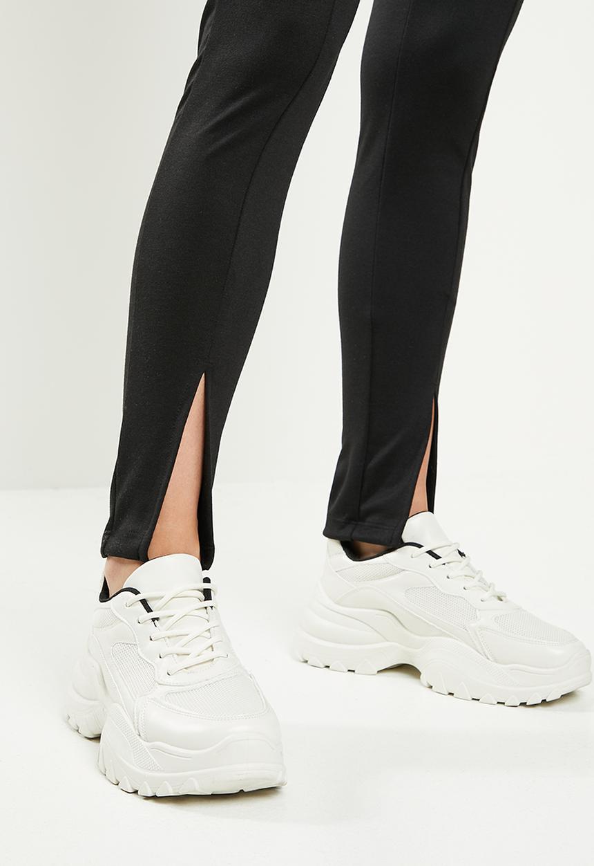 Superbalist - Maternity split hem ponti tregging - black