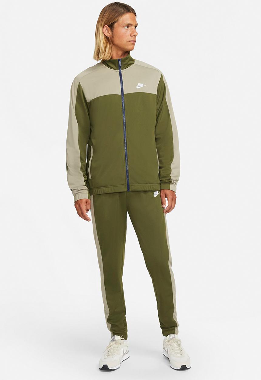 Nike - NSW  Spring PolyKnit Tracksuit  - rough green/white