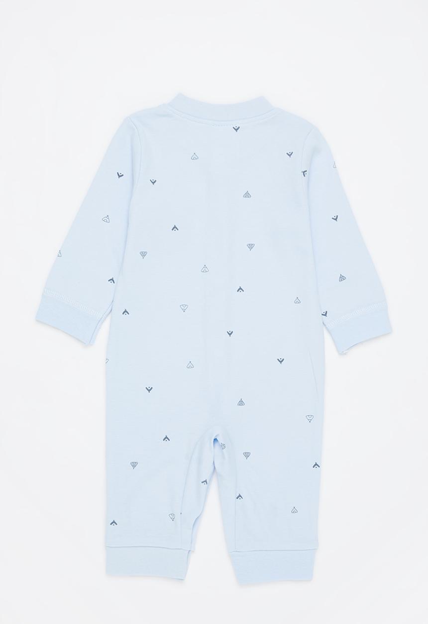Pop Candy - Bear babygrow - blue