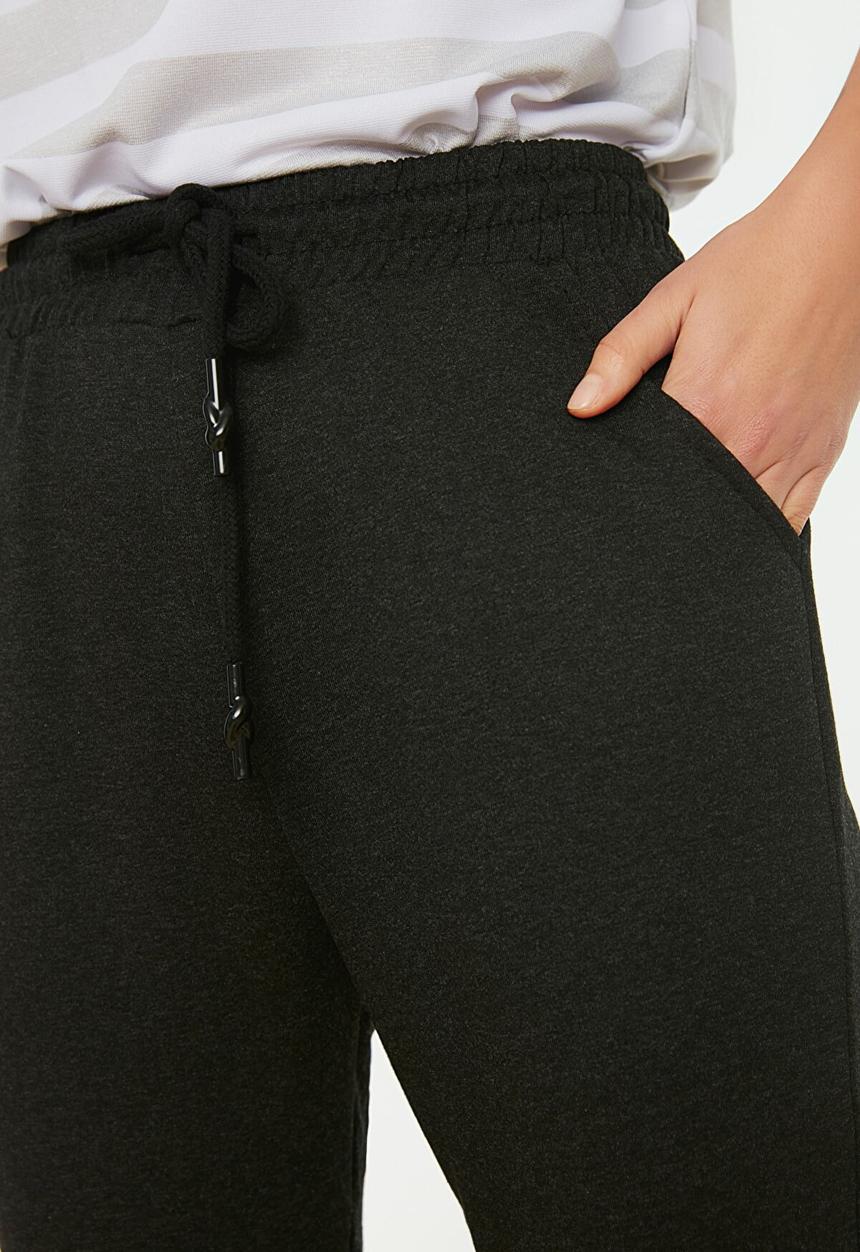 Trendyol - Basic jogger sweatpants - anthracite