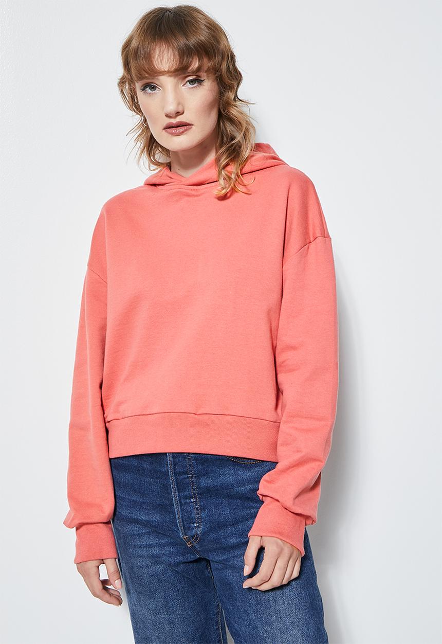 Superbalist - Crop hoodie - blush