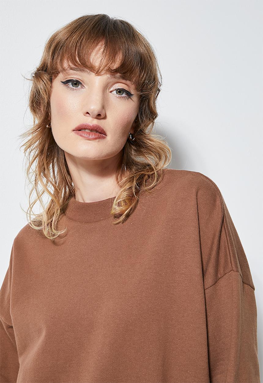 Superbalist - Crew neck sweat - choc