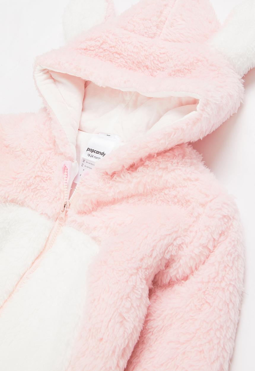 Pop Candy - Baby zip through romper - pink