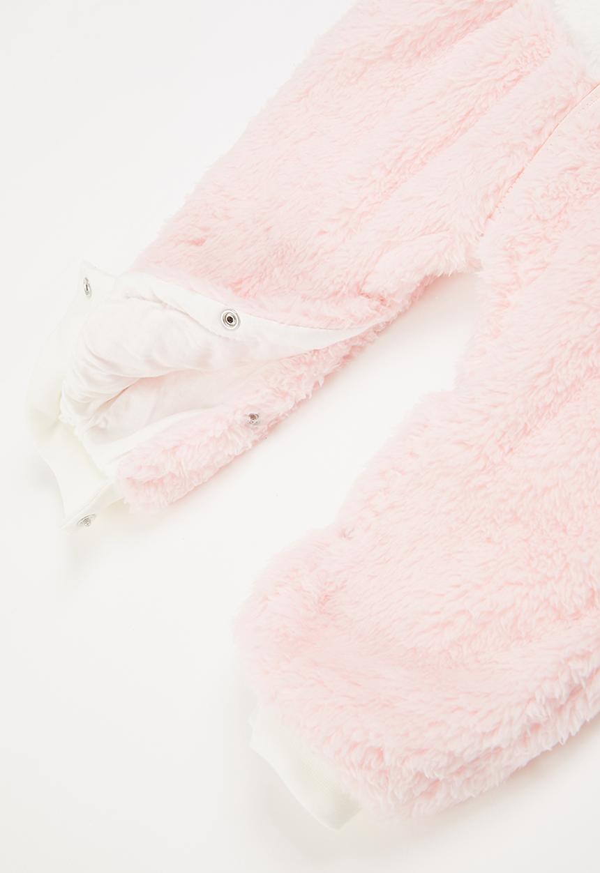 Pop Candy - Baby zip through romper - pink
