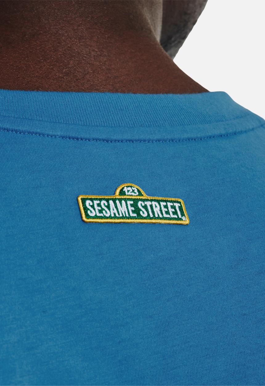 Under Armour - Curry X Sesame Street Hint of Cookie Tee- Mid-Blue