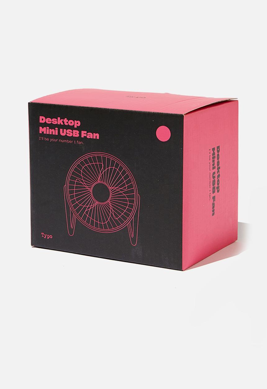Typo - Mini fan - fuchsia