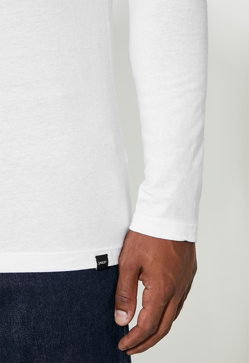Superbalist - Nate long sleeve crew neck tee - white