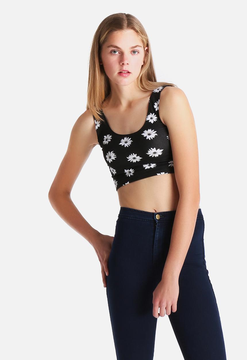 American Apparel - Cotton Spandex Crop Top