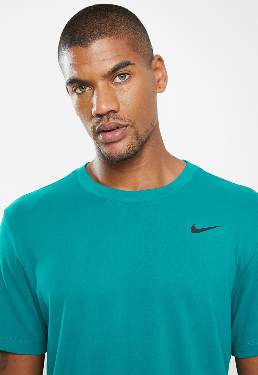 Nike - Dri Fit Crew Training T-Shirt  - bright spruce/black
