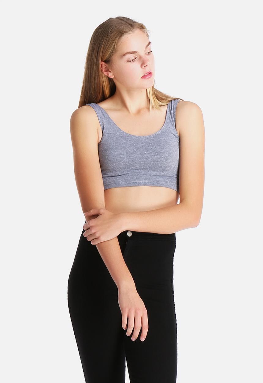 American Apparel - Cotton Spandex Crop Top