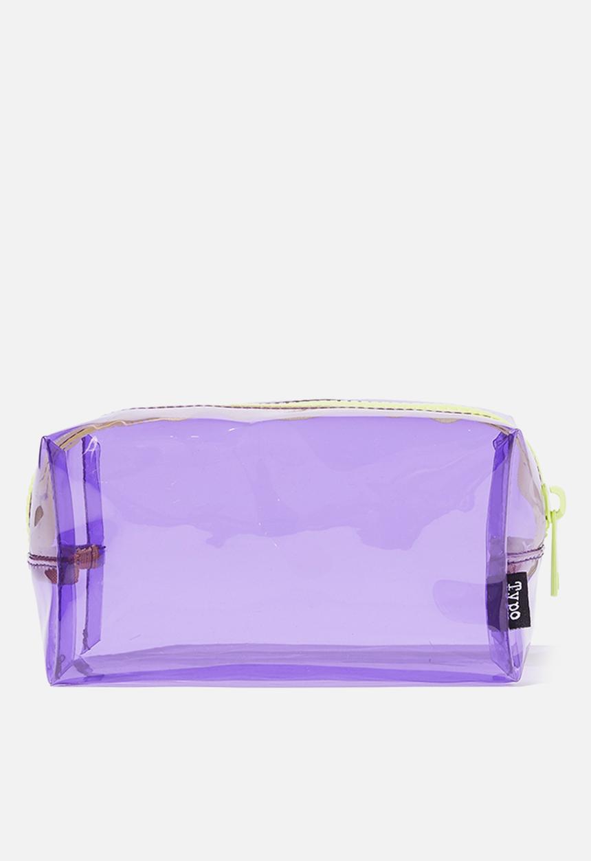 Typo - Kaylah clear pencil case - purple