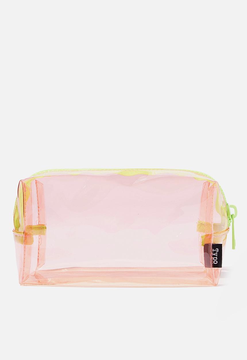 Typo - Kaylah clear pencil case - peach