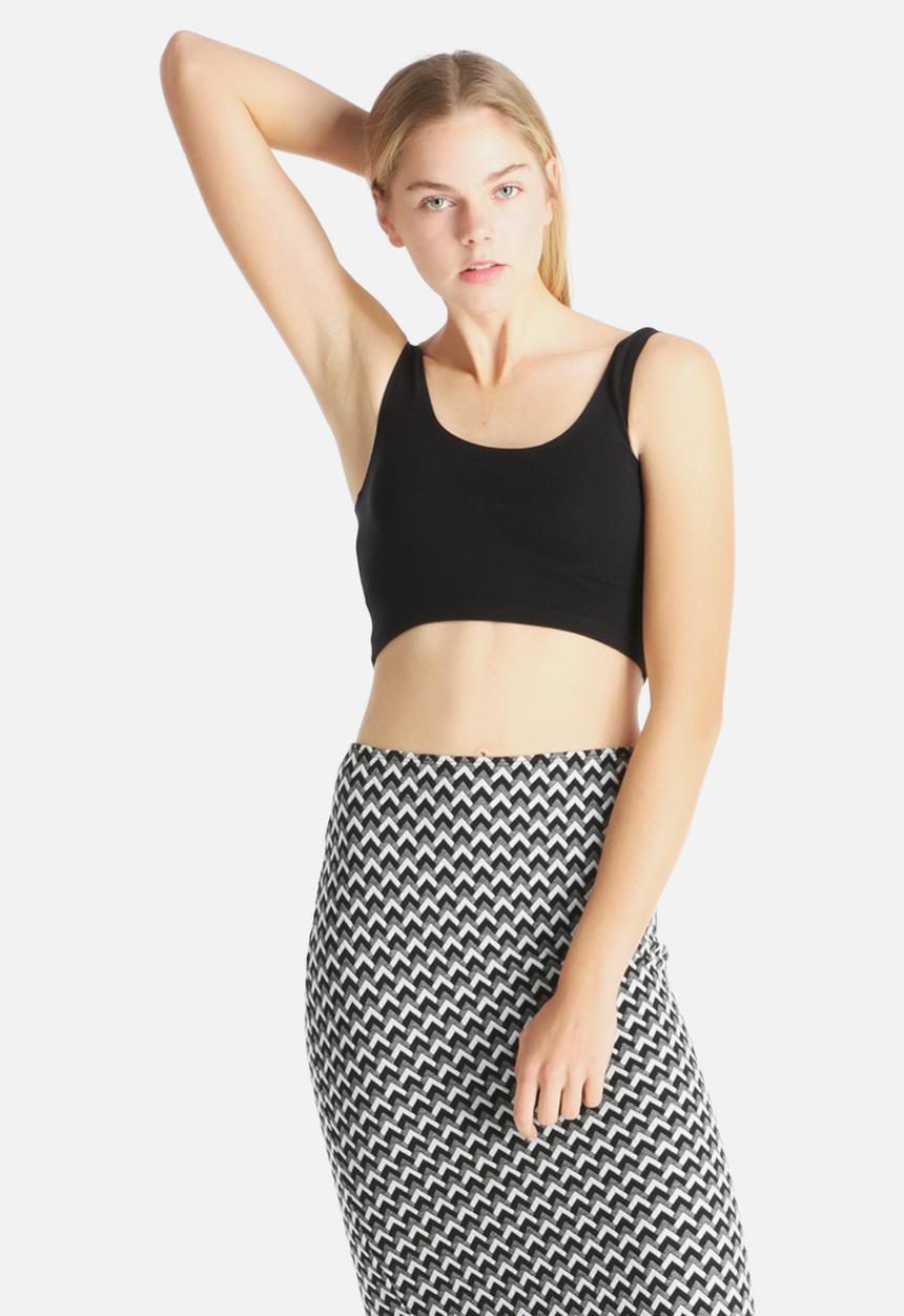American Apparel - Cotton Spandex Crop Top