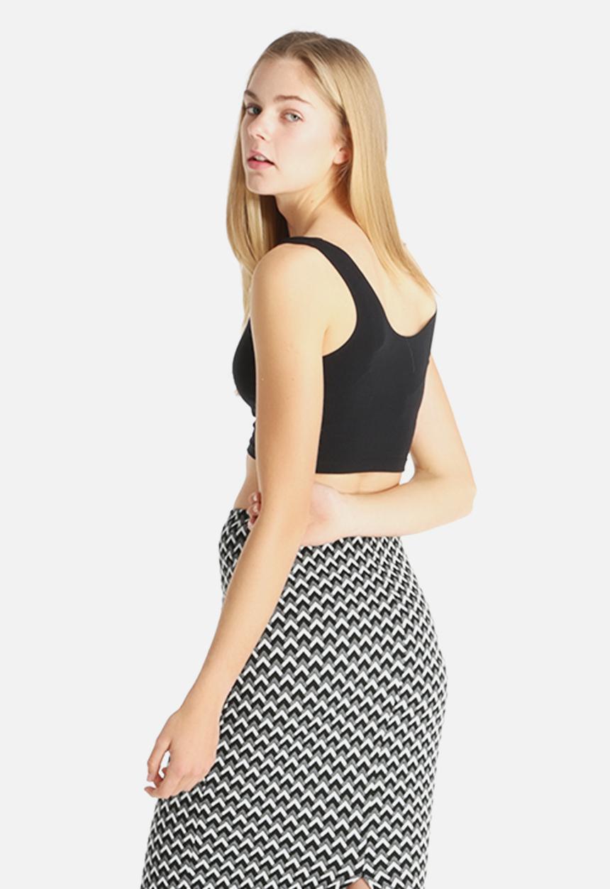 American Apparel - Cotton Spandex Crop Top