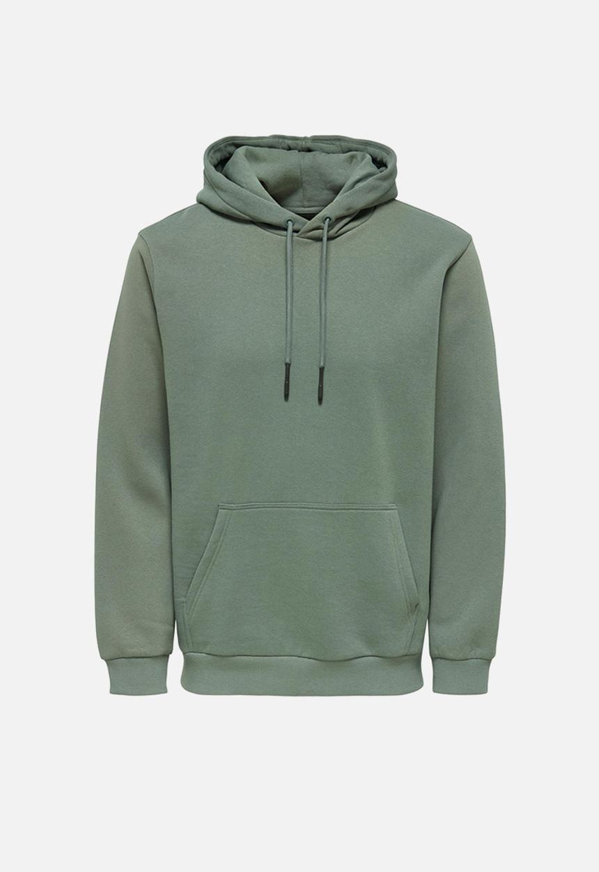Only & Sons - Onsceres life hoodie sweat noos - castor gray
