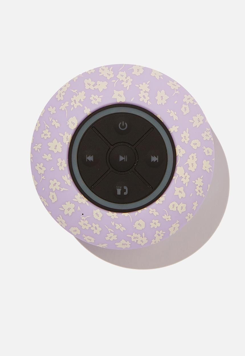 Typo - Led shower speaker - dulcie ditsy lilac 