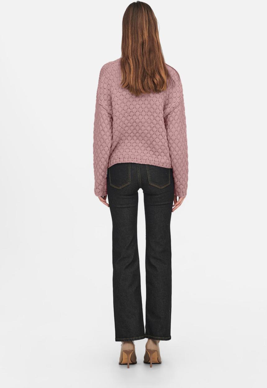 Jacqueline de Yong - Boble life long sleeve pullover - woodrose