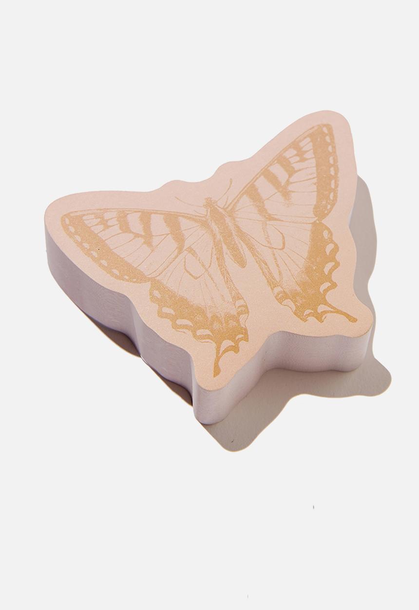 Typo - Icon sticky memo block-butterfly