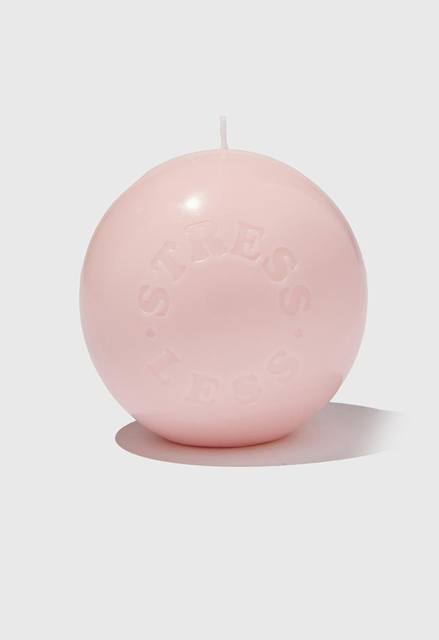 Typo - Baller candle - whisper pink stress less